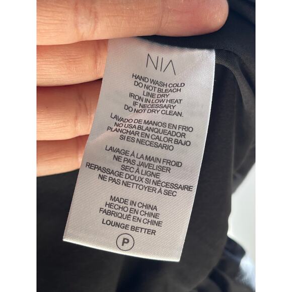 Nia The Brand Smith Black Bubble Mini Skirt Contrast Waistband K-Pop Small - Picture 5 of 7